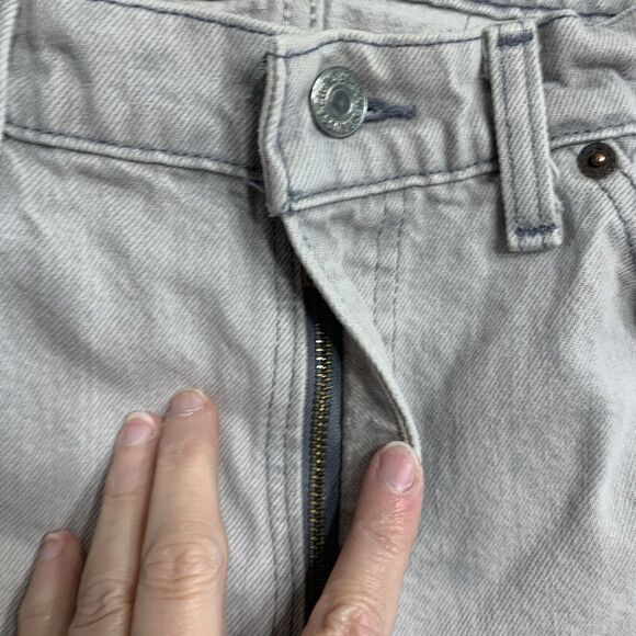 Vintage Levi’s Size 36 X 32 Straight Leg Distressed Jeans Black Tag Tab Men’s - Picture 9 of 11